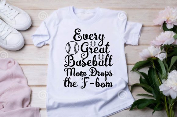 Every Great Baseball Mom Drops the SVG Graphics & Crafts
