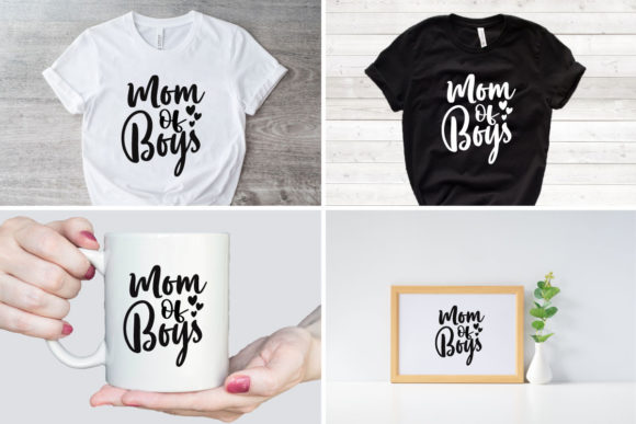 Mom of Boys SVG L Mother s Day SVG Graphics and Crafts Review