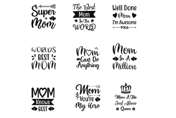 Mom Quotes Bundle Graphics and Crafts Review