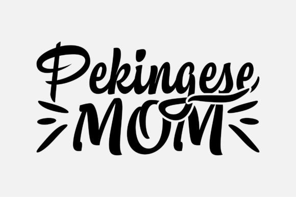Pekingese Mom Dog Lover SVG Design Review